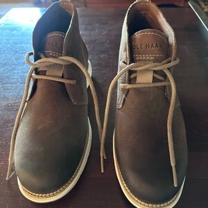 Cole Haan Men's Dark Brown Chukka Boots 10 1/2 Medium